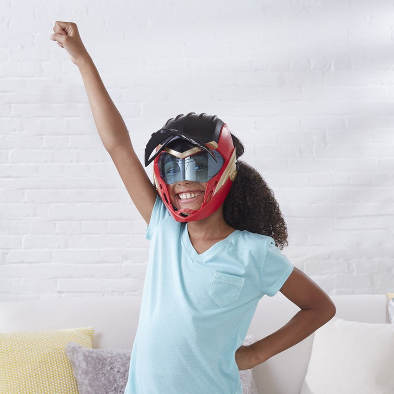 Marvel Black Panther Wakanda Forever Ironheart Flip FX LED Light up Mask, Super Hero Toys