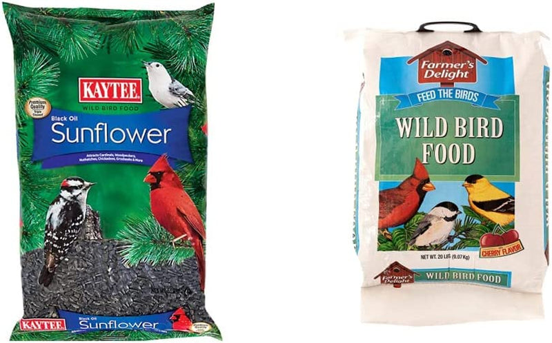 Kaytee Wild Bird Food Black Oil Sunflower - 5 Lb Animals & Pet Supplies > Pet Supplies > Bird Supplies > Bird Food Kaytee Black Oil Sunflower + Bird Food, 20-Pound Bag 5 Pounds 