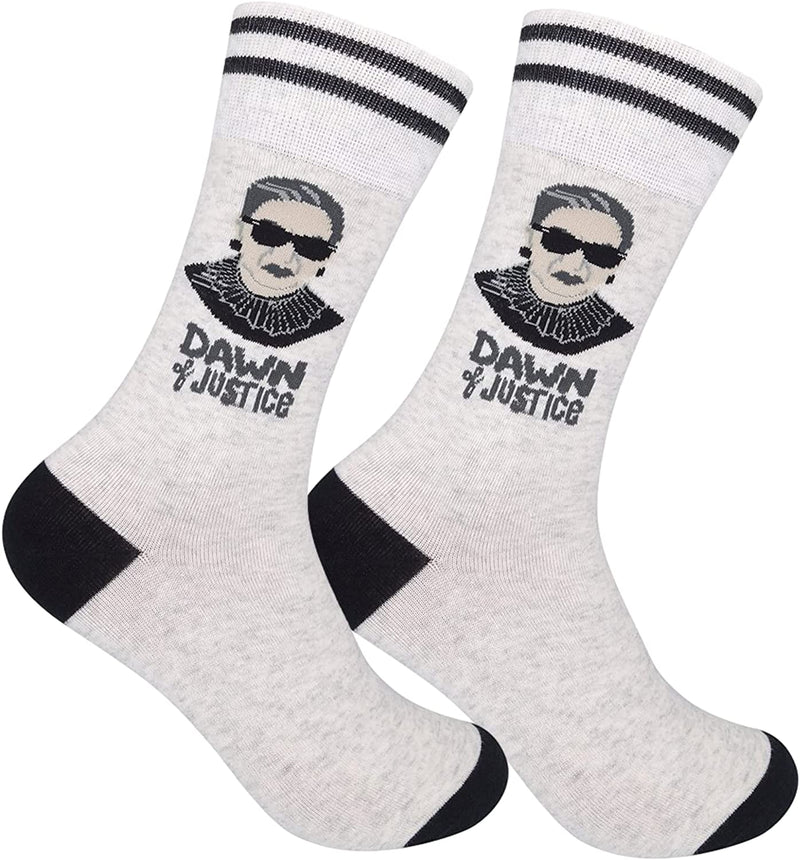 President and History Quote Socks - Gifts for Men, Women, Teens - Trump, Biden, Fauci, Obama, Bush, RBG, Harris, Clinton Sporting Goods > Outdoor Recreation > Winter Sports & Activities FUNATIC Ruth Bader Ginsburg  