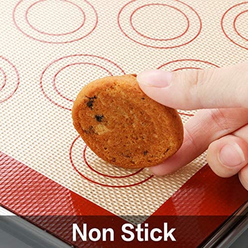 Stainless Steel Baking Sheet Tray Cooling Rack with Silicone Baking Mat Set, Cookie Pan with Cooling Rack, Set of 9 (3 Sheets + 3 Racks + 3 Mats), Non Toxic, Heavy Duty & Easy Clean Home & Garden > Kitchen & Dining > Cookware & Bakeware M MCIRCO   