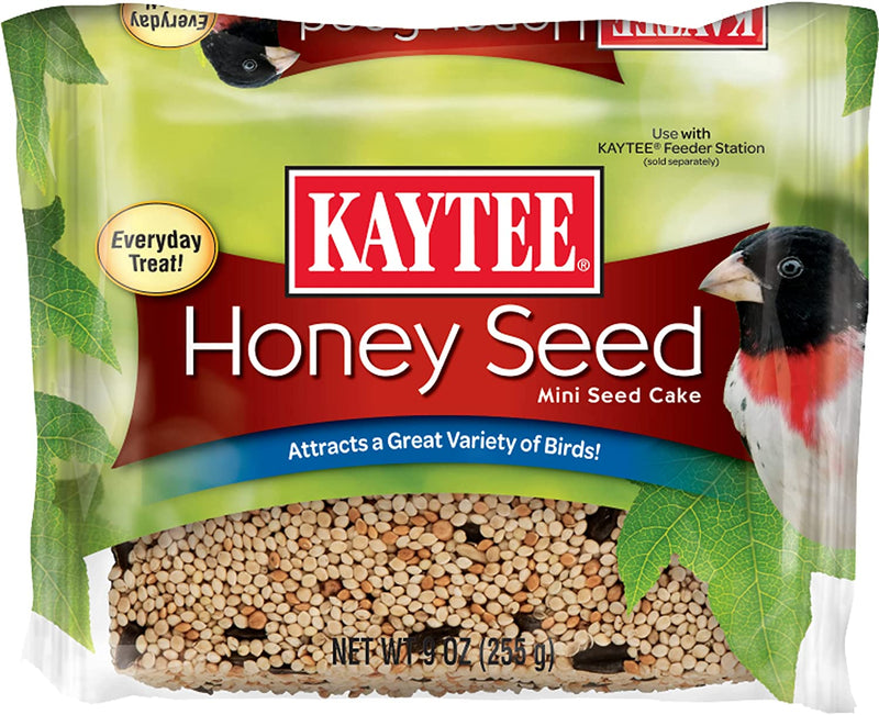Kaytee Wild Bird Seed & Mealworm Seed Treat Cake, 6 Ounces Animals & Pet Supplies > Pet Supplies > Bird Supplies > Bird Food Kaytee Honey Seed  