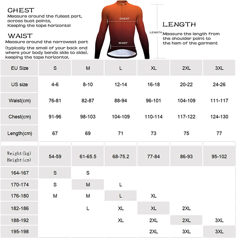 Lo.Gas Cycling Jersey Men Long Sleeve Bike Shirt Full Zip with Pockets Moisture Wicking Bicycle Clothes Sporting Goods > Outdoor Recreation > Cycling > Cycling Apparel & Accessories Lo.gas   