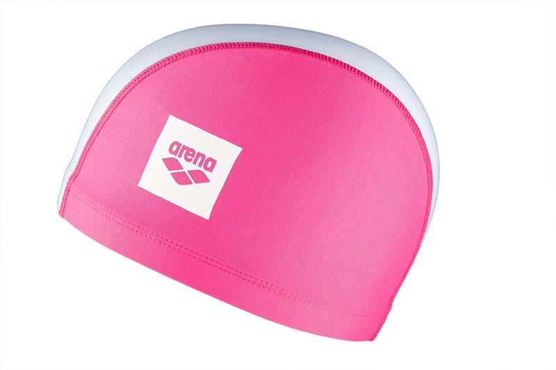 Arena Unix II Junior Youth Unisex Lycra Swim Cap for Boys and Girls Lightweight Stretch Fabric Perfect for Kids Swimming, One Size Sporting Goods > Outdoor Recreation > Boating & Water Sports > Swimming > Swim Caps arena Pink/White  
