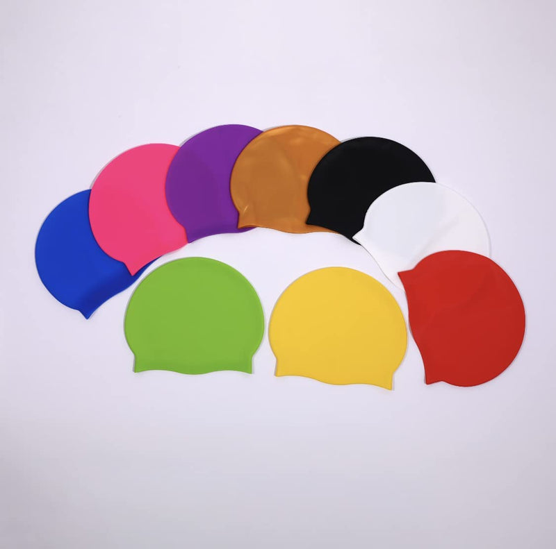 Unisex Adult Suitable for Long Short Hair Silicone Swimming Caps Non-Slip Pool Caps Waterproof Swimming Elastic Swimming Caps…… Sporting Goods > Outdoor Recreation > Boating & Water Sports > Swimming > Swim Caps WKZZTCGD   