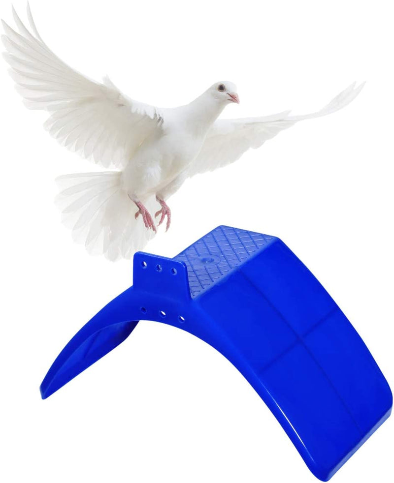 POPETPOP 10 Pcs Plastic Bird Perch- Dove Rest Stand Lightweight Portable Plastic Pigeon Stand Frame Pigeon Perches Dove Roost Dwelling for Dove Swallow Birds, PP Material Safe to Use Animals & Pet Supplies > Pet Supplies > Bird Supplies POPETPOP   