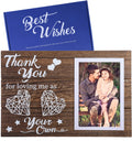 Grandpa Grandma Gifts, Rustic Grandkids Picture Frame, Gifts for Grandpa Grandma Grandparent Nana, Grandma Grandpa Birthday Gifts, Mothers Day Gifts, Christmas Gifts for Grandpa Grandma from Granddaughter Grandson Grandkids Home & Garden > Decor > Picture Frames Velcoda Thank you for loving me as your own(Brown)  