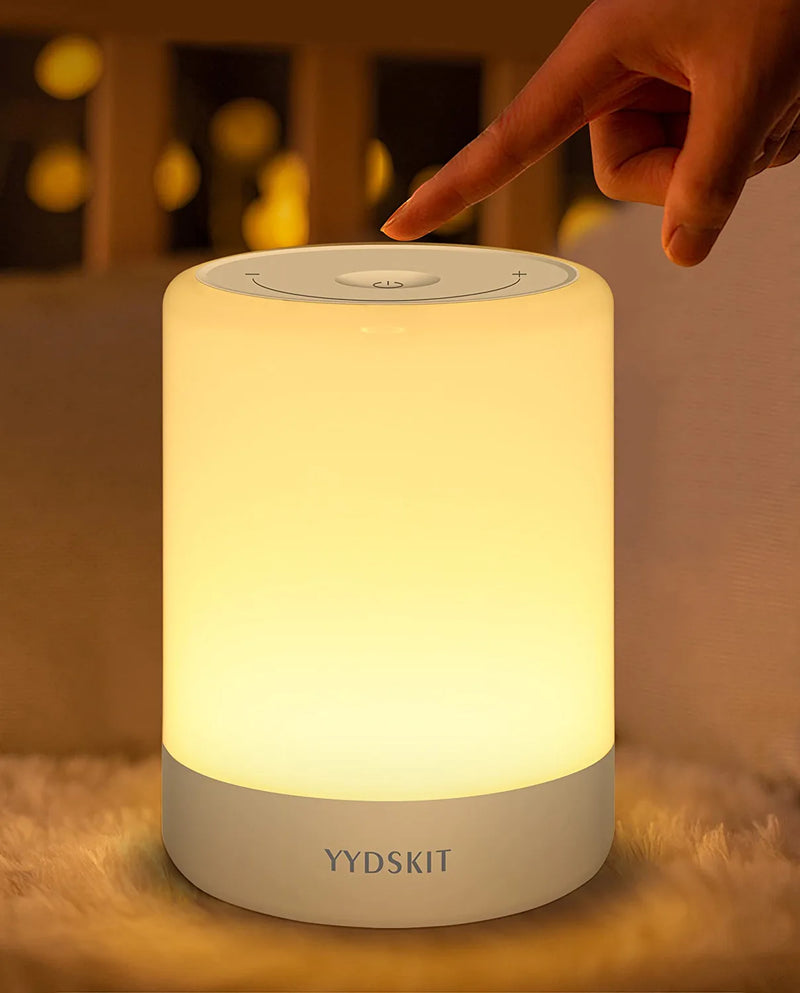 YYDSKIT Nursery Night Light, Baby Night Light with Dimmable Warm Light, 7 Colors Changing Portable Night Light, LED Touch Control Rechargeable Bedside Lamp for Baby Kids Bedroom, Sleep-Helping Home & Garden > Lighting > Night Lights & Ambient Lighting YYDSKIT   