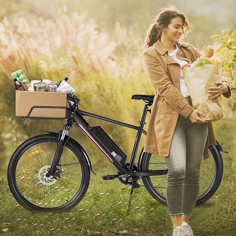 Casulo Electric Mountain Bike 26'' Road Touring Bikes for Adult, Electric Commuter Bicycle for Men, 350W Trekking E-Bike Bicycle for Adult Hybrid Road E Bike with 36V/10.4Ah Removable Battery Sporting Goods > Outdoor Recreation > Cycling > Bicycles TIANJIN GAMMA ELECTRIC TECHNOLOGY CO., LTD   