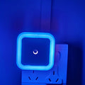 AUSAYE 6 Pack Plug-In Night Light, LED Night Lights Lamp with Auto Dusk to Dawn Sensor Nightlight for Kids Adults White Home & Garden > Lighting > Night Lights & Ambient Lighting AUSAYE Blue  