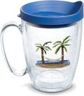 TERVIS Tumbler, 16-Ounce, "Palm Trees and Hammock", 2-Pack , Clear - 1035967 Home & Garden > Kitchen & Dining > Tableware > Drinkware Tervis Lidded 16oz Mug 