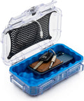 Evergreen 56 Clear Waterproof Dry Box Protective Case with Colored Rubber Insert - Travel Safe / Mil Spec / USA Made - for Tackle Organization of Cameras, Phones, Camping, Fishing, Tacklebox, Traveling, Water Sports (Green) Sporting Goods > Outdoor Recreation > Fishing > Fishing Tackle Evergreen Blue  