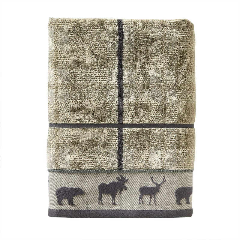 SKL Home by Saturday Knight Ltd. Grand Teton Bath Towel, Taupe Home & Garden > Linens & Bedding > Towels Saturday Knight Ltd. Bath Towel  