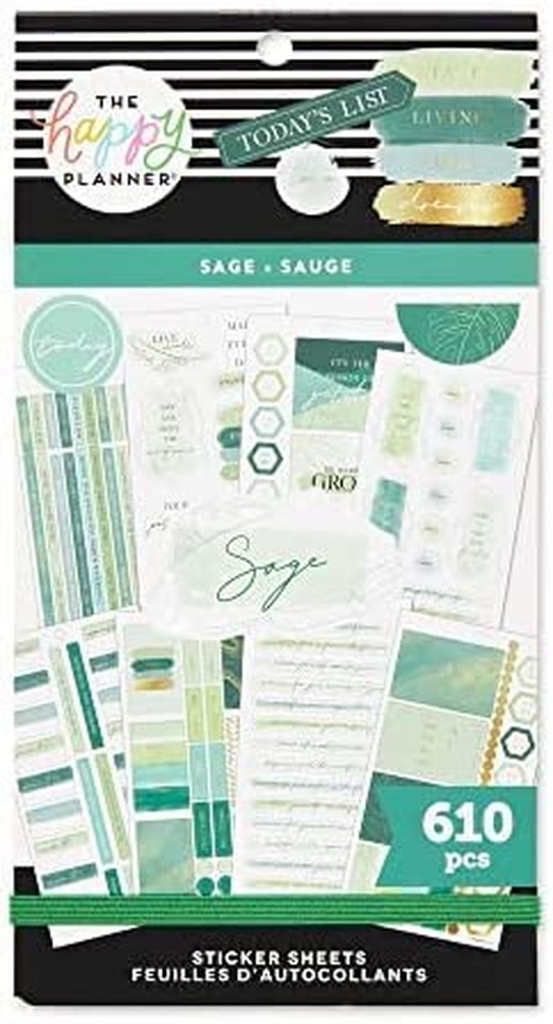 The Happy Planner Sticker Pack for Calendars, Journals and Projects –Multi-Color, Easy Peel – Scrapbook Accessories – Cosmic Watercolor Theme – 30 Sheets, 494 Stickers Total Sporting Goods > Outdoor Recreation > Winter Sports & Activities The Happy Planner Hpg Sage 30 Sheets 
