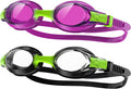Findway Kids Swim Goggles, 2 Pack Kids Swimming Goggles Anti-Fog No Leaking Girls Boys for Age 3-10 Sporting Goods > Outdoor Recreation > Boating & Water Sports > Swimming > Swim Goggles & Masks findway 1-purple+limes  