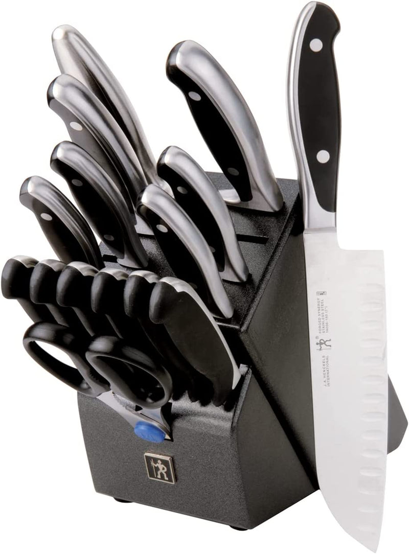 HENCKELS Forged Synergy East Meets West Knife Block Set, 16 Piece, Black Home & Garden > Kitchen & Dining > Kitchen Tools & Utensils > Kitchen Knives HENCKELS   
