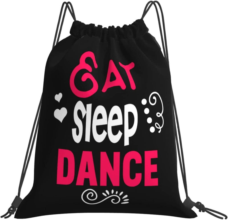 Dance Drawstring Backpack Fashion Travel Sport Gym Bags for Youth Girls Boys One Size Home & Garden > Household Supplies > Storage & Organization Braytow Dance 3 One Size 