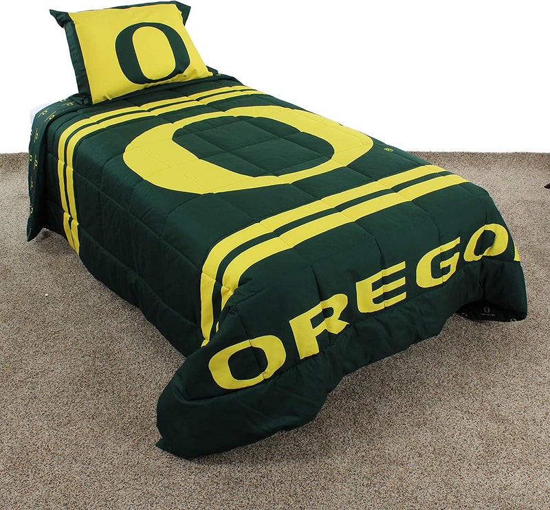 College Covers Everything Comfy Georgia Bulldogs Reversible Big Logo Soft and Colorful Comforter, Twin Home & Garden > Linens & Bedding > Bedding > Quilts & Comforters College Covers Oregon Ducks Queen 