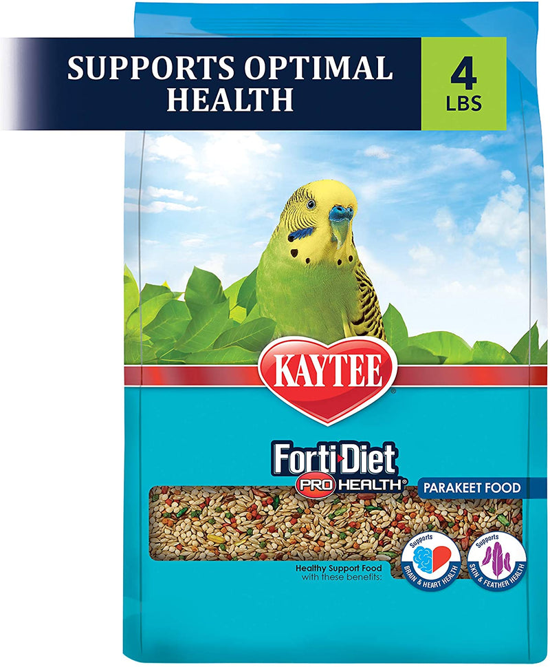 Kaytee Forti-Diet Pro Health Parakeet Pet Bird Food, 4 Pound Animals & Pet Supplies > Pet Supplies > Bird Supplies > Bird Food Central Garden & Pet   