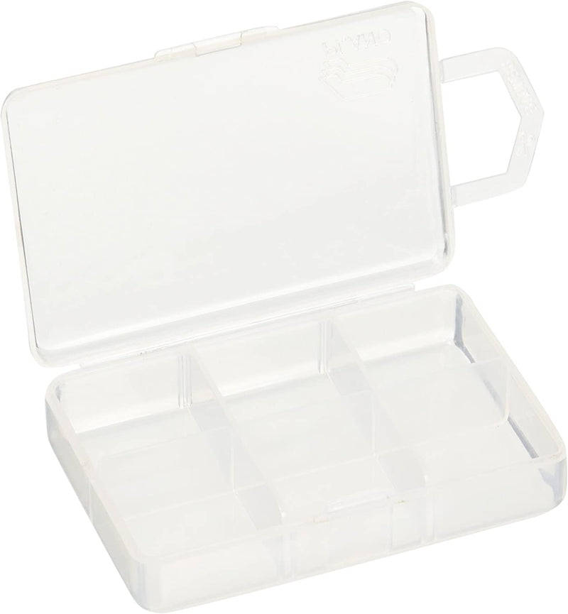 Plano Micro 6 Compartment Tackle Storage Box, Premium Tackle Storage, Clear, One Size (105000) Sporting Goods > Outdoor Recreation > Fishing > Fishing Tackle Barnett   