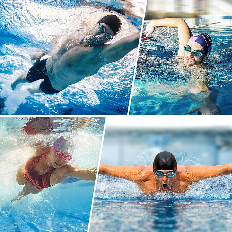 Portzon Dynamics Swim Goggles , anti Fog Clear No Leaking Swimming Goggles for Adult Men Women