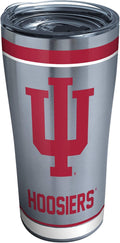 Tervis Made in USA Double Walled Indiana University IU Hoosiers Insulated Tumbler Cup Keeps Drinks Cold & Hot, 24Oz Water Bottle, Primary Logo
