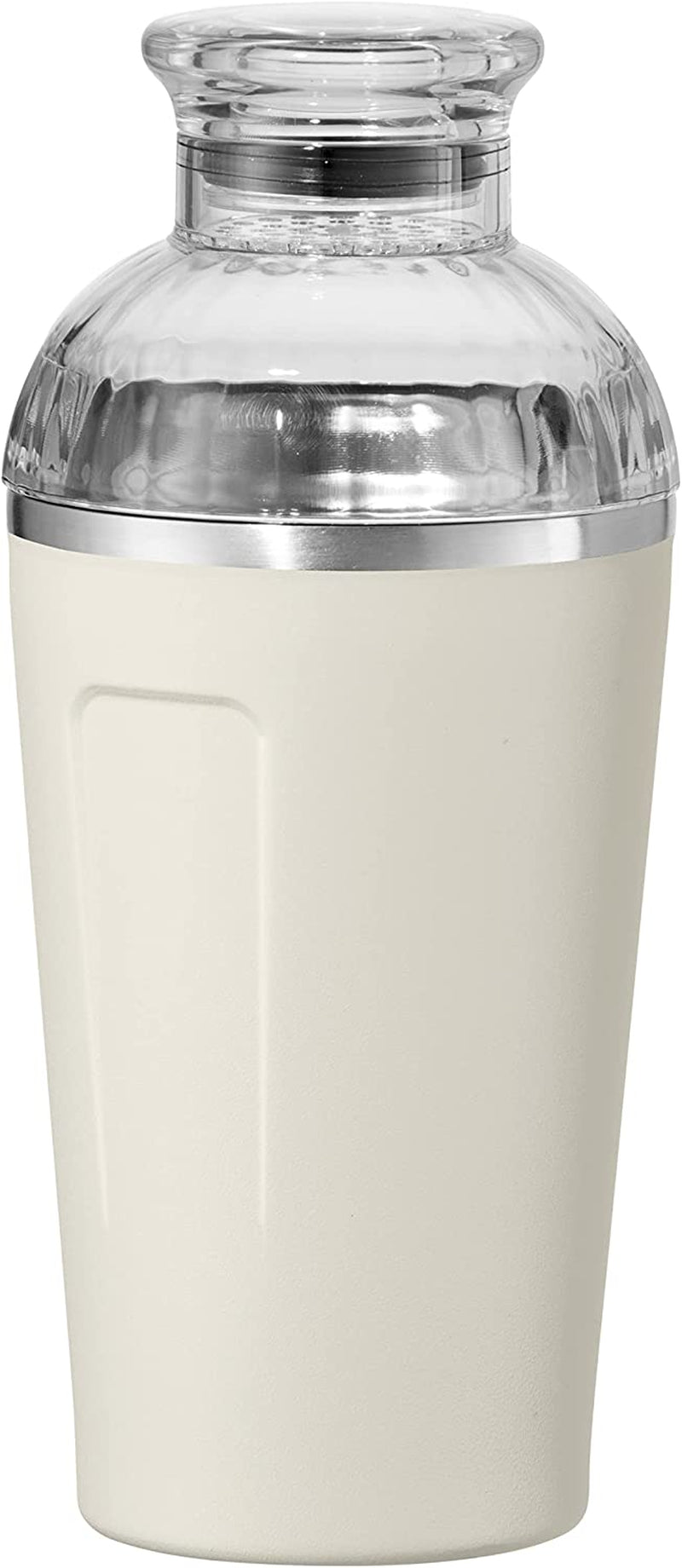 Oggi Groove Insulated Cocktail Shaker-17Oz Double Wall Vacuum Insulated Stainless Steel Shaker, Tritan Lid Has Built in Strainer, Ideal Cocktail, Martini Shaker, Margarita Shaker, Gold (7404.4) Home & Garden > Kitchen & Dining > Barware Oggi Gray 17-Ounce 