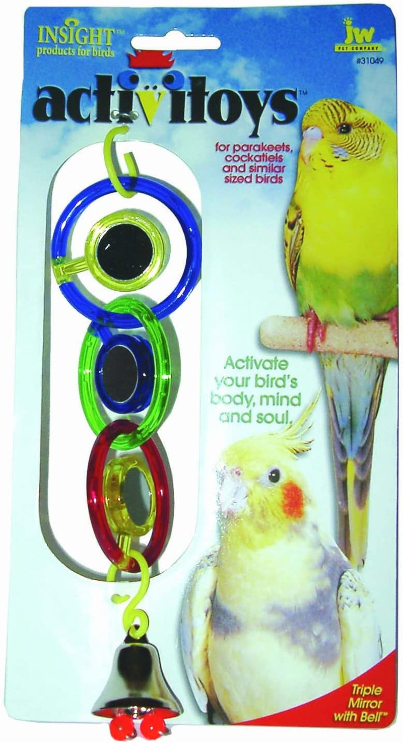 JW Pet Company Activitoys Triple Mirror Bird Toy Animals & Pet Supplies > Pet Supplies > Bird Supplies > Bird Toys JW Pet Company   