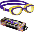 Kids Swim Goggle, OMID Comforatable Swimming Goggles for Child with Anti-Fog Crystal Vision UV Protection Age 3-12 Sporting Goods > Outdoor Recreation > Boating & Water Sports > Swimming > Swim Goggles & Masks OMID Purple Yellow  