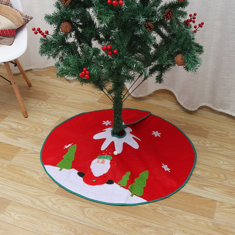Christmas Tree Skirt with LED, 30.7/ 35.4/ 48Inch White Christmas Tree Skirt, High-End Soft Classic Fluffy Faux Fur Tree Skirt for Xmas Tree Decorations and Ornaments Home & Garden > Decor > Seasonal & Holiday Decorations > Christmas Tree Skirts Novashion 35.43"  