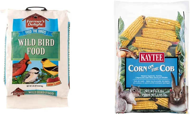 Wagner'S 53002 Farmer'S Delight Wild Bird Food with Cherry Flavor, 10-Pound Bag Animals & Pet Supplies > Pet Supplies > Bird Supplies > Bird Food Wagner's Wild Bird Food + The Cob Food 20-Pound Bag 
