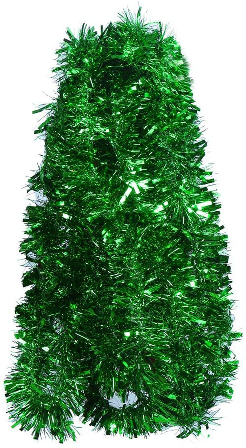 Red Tinsel Garland Christmas Tree Decorations Wedding Birthday Party Supplies for 16.5 FEET Long Home Home & Garden > Decor > Seasonal & Holiday Decorations& Garden > Decor > Seasonal & Holiday Decorations Alvage Green  