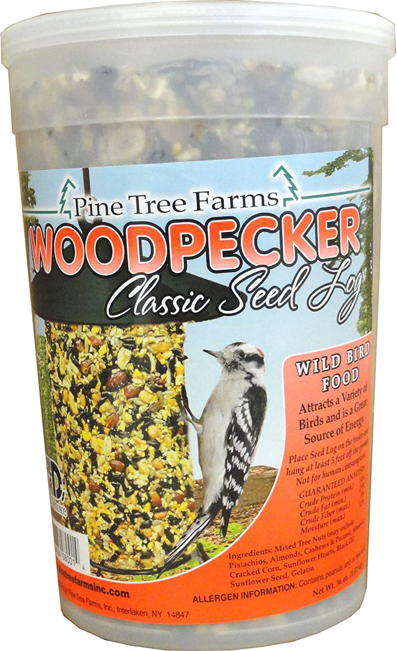 Pine Tree Farms 8002 Woodpecker Classic Seed Log, 76-Ounce Animals & Pet Supplies > Pet Supplies > Bird Supplies > Bird Food Pine Tree Farms 36-Ounce  