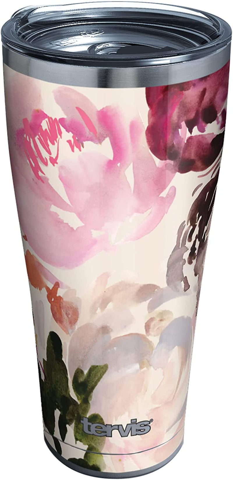 Tervis Made in USA Double Walled Kelly Ventura Floral Collection Insulated Tumbler Cup Keeps Drinks Cold & Hot, 16Oz 4Pk - Classic, Assorted Home & Garden > Kitchen & Dining > Tableware > Drinkware Tervis Posy 30oz - Stainless Steel 