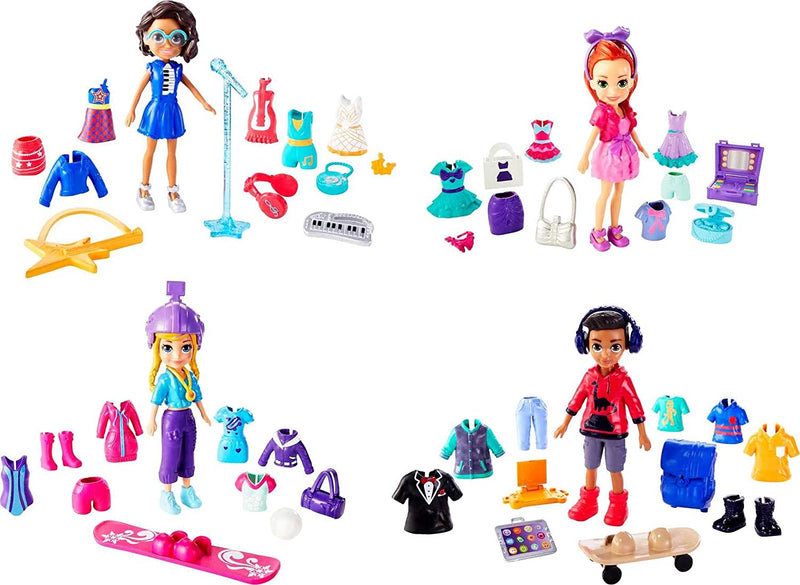 Polly Pocket Squad Style Super Pack & Pollyville Pocket House with 4 Stories, 5 Rooms, 4 Hidden Reveals, 11 Accessories & Polly and Paxton Pocket Micro Dolls; for Ages 4 and Up Sporting Goods > Outdoor Recreation > Winter Sports & Activities Polly Pocket Super Pack  