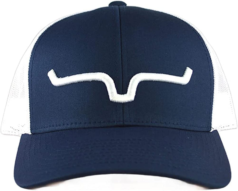 Kimes Ranch Caps Weekly Trucker Hat Adjustable Snapback Hat Sporting Goods > Outdoor Recreation > Fishing > Fishing Rods Kimes Ranch Navy/White One Size 