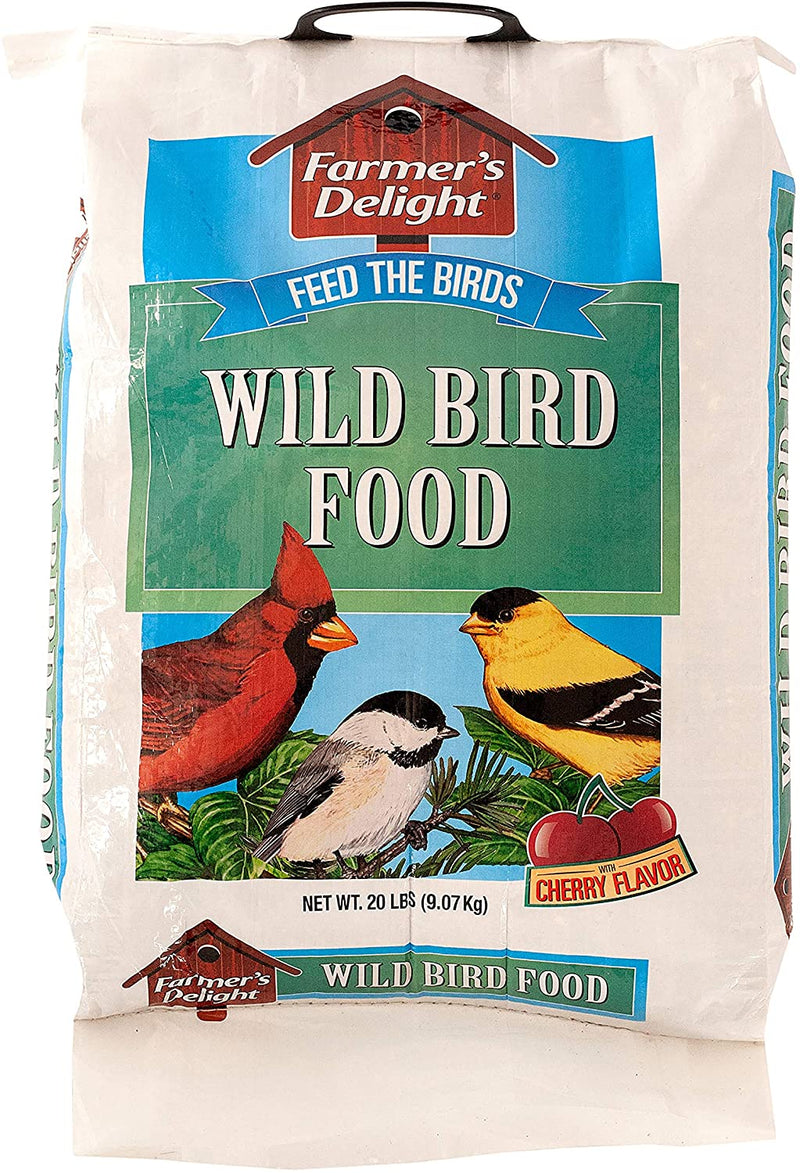 Wagner'S 53002 Farmer'S Delight Wild Bird Food with Cherry Flavor, 10-Pound Bag Animals & Pet Supplies > Pet Supplies > Bird Supplies > Bird Food Wagner's Wild Bird Food 20-Pound Bag 
