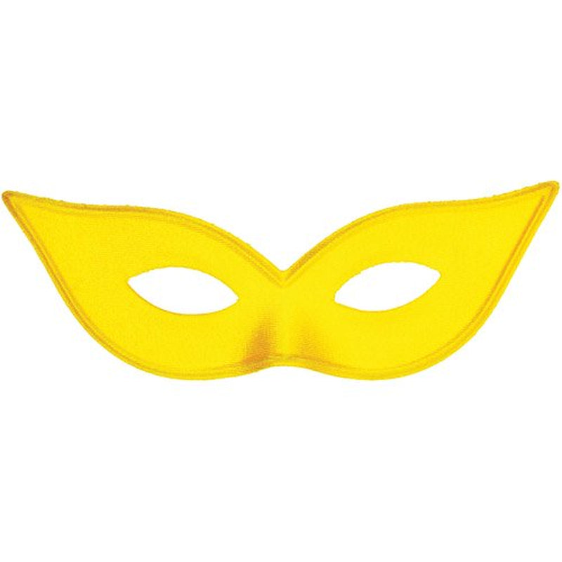 Satin Harlequin Mask Adult Halloween Accessory Apparel & Accessories > Costumes & Accessories > Masks Generic Gold  