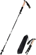 A ALAFEN Aluminum Collapsible Ultralight Travel Trekking Hiking Pole for Men and Women Sporting Goods > Outdoor Recreation > Camping & Hiking > Hiking Poles A ALAFEN Y_Black 1 PC(1 Pole) 