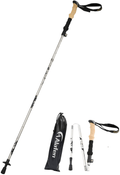 A ALAFEN Walking Stick - Collapsible Trekking Pole for Men and Women,7075 Aluminum Hiking Stick for Seniors Sporting Goods > Outdoor Recreation > Camping & Hiking > Hiking Poles A ALAFEN Silver 1 PC(1 Pole) 