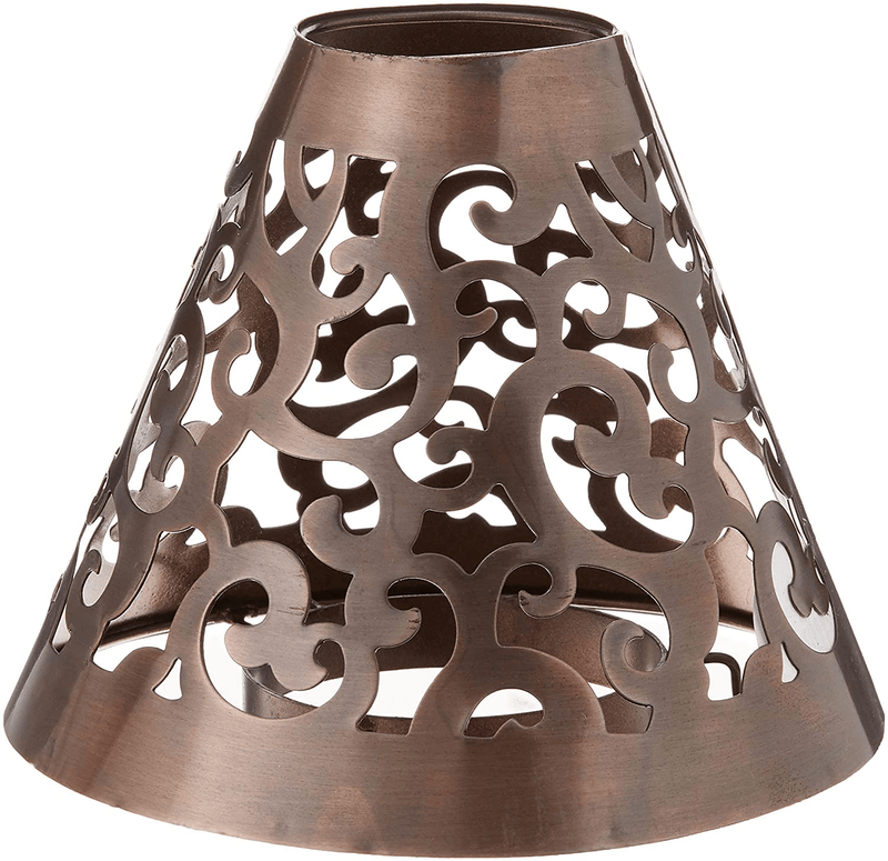 A Cheerful Giver Metal Candle Lantern - 13.5" Tall Black Star Lantern Fits Keepers of the Light Baby, Mama, Papa Candles - Rustic Candle Accessories Home & Garden > Decor > Home Fragrance Accessories > Candle Holders A Cheerful Giver Copper Victorian 