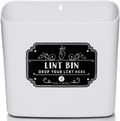 A.J.A. & MORE Lint Holder Bin Farmhouse Decor for Laundry Room Magnetic Space Saving Wall Mount (Off-White) Home & Garden > Decor > Seasonal & Holiday Decorations A.J.A. & MORE Off-white  
