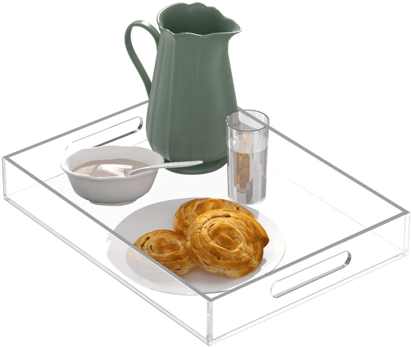 A-Lighting Acrylic Serving Tray, 12"x16", clear