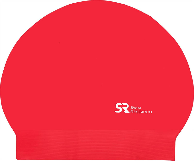 Swim Research Durable Solid Latex Swim Cap Sporting Goods > Outdoor Recreation > Boating & Water Sports > Swimming > Swim Caps Swim Research Neon Red  