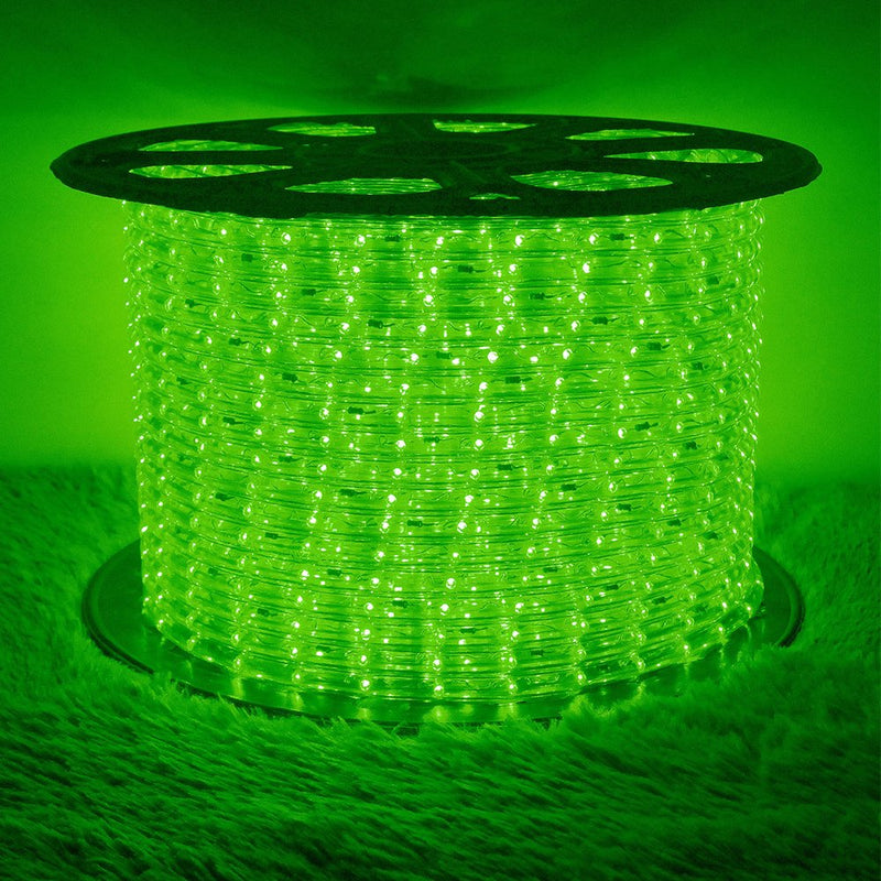 LED Rope Lights 110V Waterproof Connectable String Lights for Indoor Outdoor Garden Decorative Lighting Green Home & Garden > Decor > Seasonal & Holiday Decorations LamQee 150' Green 
