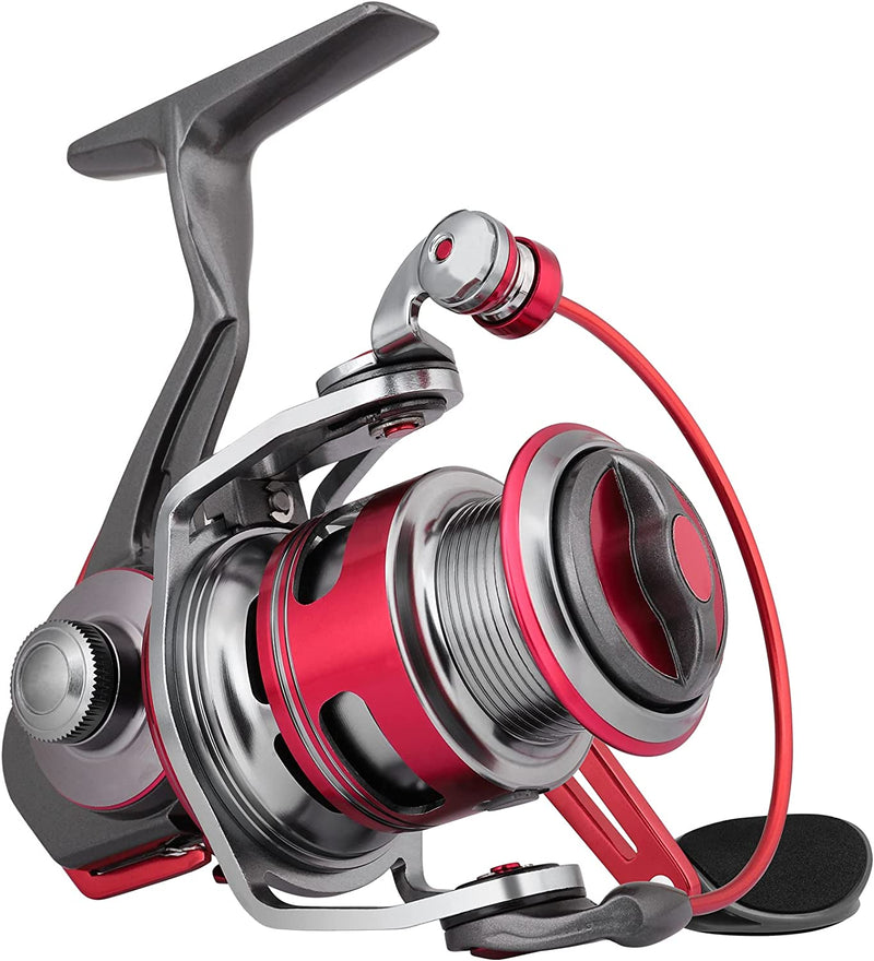 TRUSCEND Spinning Reel, Aviation Metal Materials Body, Industrial Durable-Strength, High Speed & Stability, Ultra-Light & Powerful, Smoother & Durable, Saltwater & Freshwater Sporting Goods > Outdoor Recreation > Fishing > Fishing Reels TRUSCEND B-3000-Red  