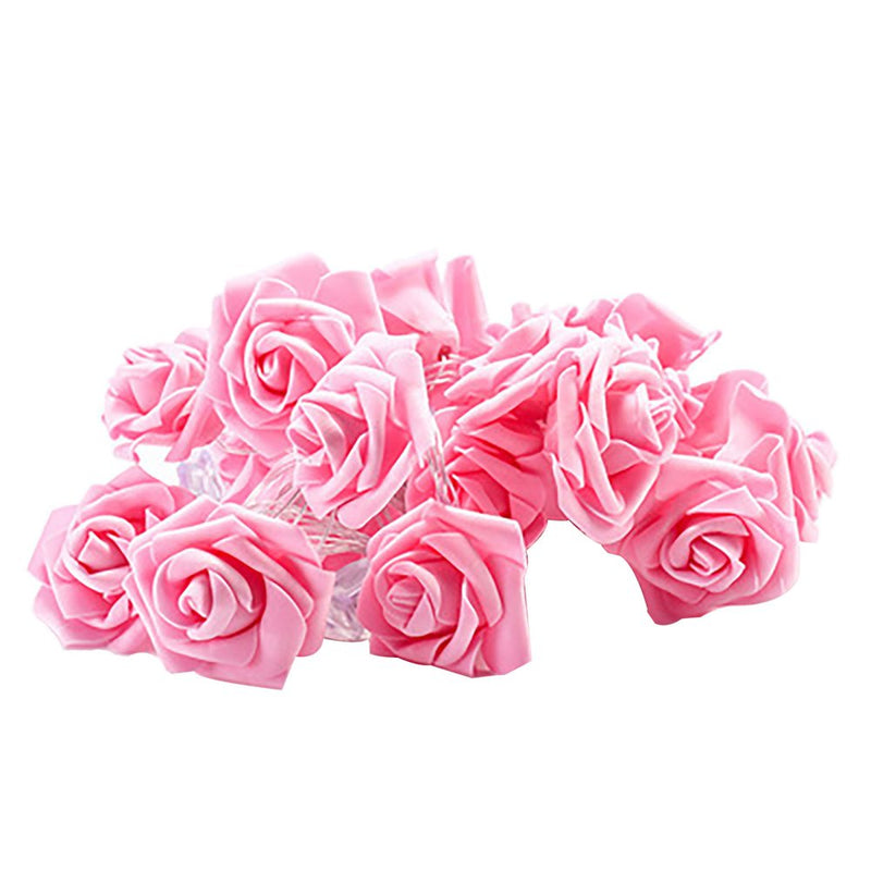 Rose Flower String Led Lights -Fairy Wedding Party Garden Decoration Valentine'S Day