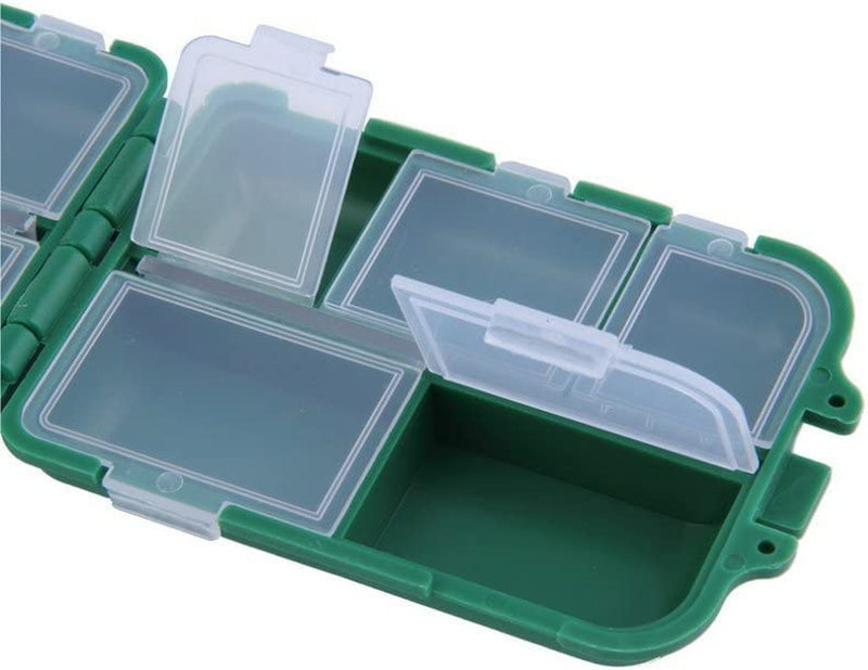 FJTANG Fishing Tackle Box Mine Plastic Portable Bait Storage Containers for Storing Swivels Jigs Hooks Sinker Sporting Goods > Outdoor Recreation > Fishing > Fishing Tackle FJTANG   