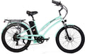 SOHOO 48V500W13Ah 26" Step-Thru/Step-Over Beach Cruiser Electric Bicycle City E-Bike Mountain Bike(Fit 5Ft 3In to 6Ft 8In) Sporting Goods > Outdoor Recreation > Cycling > Bicycles Let's go e-bike Inc Step Through-Green  
