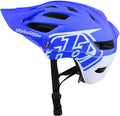 Troy Lee Designs A1 Drone Half Shell Mountain Bike Helmet -Ventilated Lightweight EPS Enduro Gravel MTB Bicycle Cycling - Youth Boys Girls Kids Sporting Goods > Outdoor Recreation > Cycling > Cycling Apparel & Accessories > Bicycle Helmets Troy Lee Designs Drone Blue Os One Size 