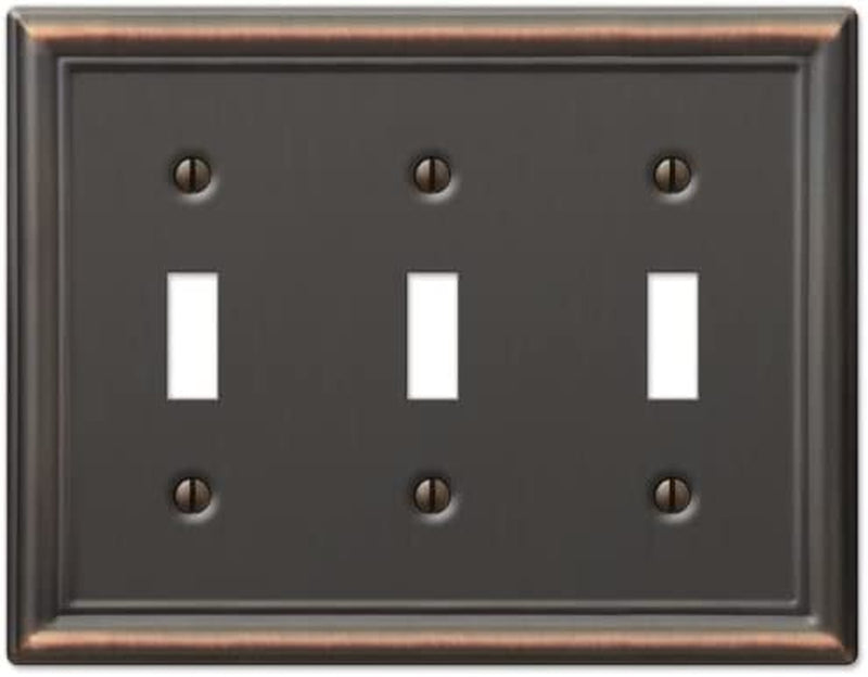 Amerelle 149DDB Chelsea Wallplate, 1 Duplex, Aged Bronze Sporting Goods > Outdoor Recreation > Fishing > Fishing Rods Amertac Aged Bronze 3 Toggle 